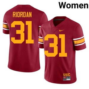 2026-27 Cardinal #31 The USC Trojan Family Women Alternate Madden Riordan Jersey 831900-263