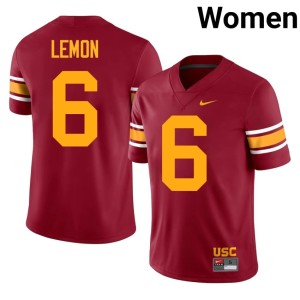 Embroidery USC Cardinal Makai Lemon #6 Womens Alternate Jersey 657454-735
