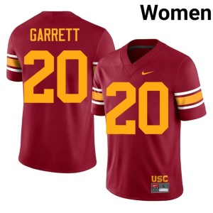 Official Women Alternate #20 Mike Garrett USC Cardinal Jerseys 738981-336
