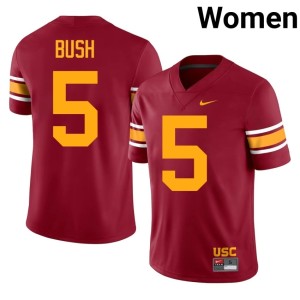Game USC Women's Cardinal #5 Reggie Bush Alternate Jersey 375419-844