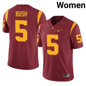 Alumni Women Cardinal Reggie Bush #5 Southern California Jerseys 298127-856