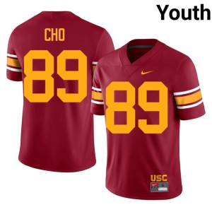 Official SC #89 Youth Brendan Cho Alternate Cardinal Jersey 927054-388
