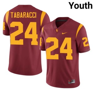 Alumni Carson Tabaracci Youth SC Cardinal #24 Jerseys 399501-821