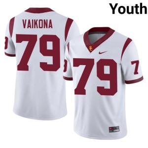 Replica Youth #79 Elijah Vaikona White SC Jersey 832385-166