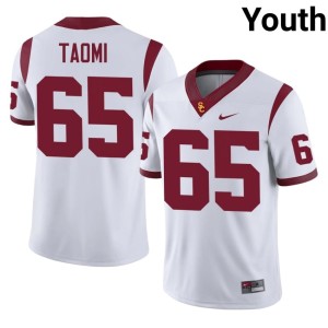 College White Trojans Youth #65 Erwin Taomi Jerseys 493634-266