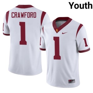 Embroidery #1 Kameryn Crawford Southern California Youth White Jersey 975978-378