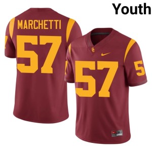 Replica Roman Marchetti #57 Youth Cardinal Southern California Jersey 895413-621