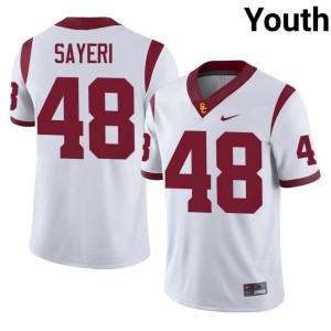 2026 #48 White Ryon Sayeri USC Youth Jersey 165936-408