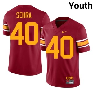 Embroidery Cardinal Shawn Sehra SC Youth Alternate #40 Jersey 354329-115