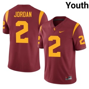 2026-27 Youth #2 Waymond Jordan Trojans Cardinal Jerseys 877086-969
