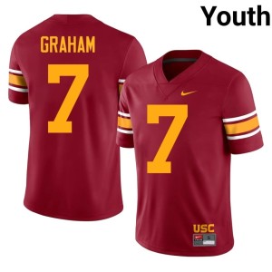 Game Alternate Cardinal #7 Alex Graham Southern California Youth Jerseys 119858-199