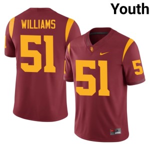 2026 Cardinal #51 Andrew Williams Youth Southern California Jerseys 155183-311