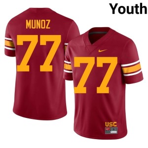 NCAA Youth Cardinal Southern California Trojans Alternate #77 Anthony Munoz Jersey 978712-685