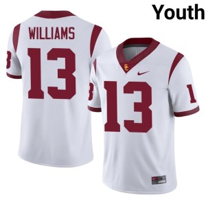 2026 SC Caleb Williams White Youth #13 Jerseys 416588-606