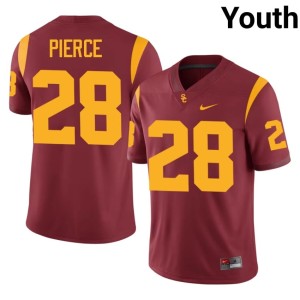 University Youth Cardinal Carrington Pierce USC #28 Jerseys 384080-342