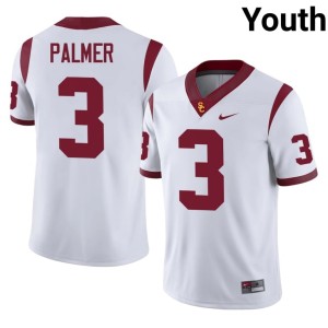 Game White USC Trojans #3 Carson Palmer Youth Jersey 952913-915