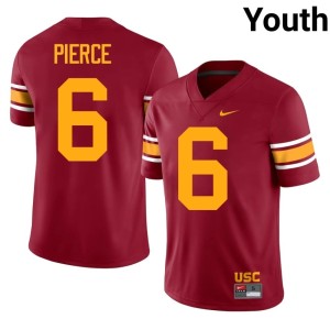 Player SC Youth Christian Pierce Cardinal Alternate #6 Jerseys 829448-251