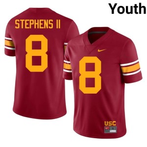 Game Alternate Youth Cardinal USC #8 Desman Stephens II Jersey 693963-824