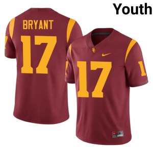 Replica Cardinal Trojans Deven Bryant #17 Youth Jersey 867495-248