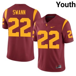 NCAA #22 University of Southern California Cardinal Youth Lynn Swann Jersey 801474-269