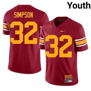 Limited Alternate O.J. Simpson Southern California Cardinal Youth #32 Jersey 253608-691