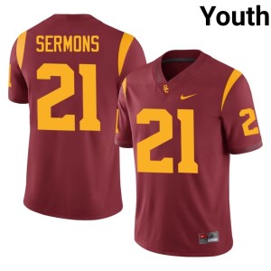 High School Youth RJ Sermons USC Cardinal #21 Jersey 729045-899
