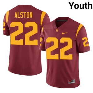 Player Youth Cardinal Shahn Alston #22 Southern California Jersey 908917-342