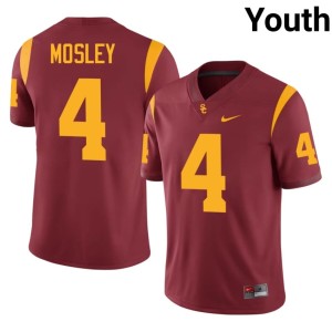 Official Trojans #4 Cardinal Youth Trent Mosley Jersey 627969-900