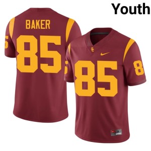 Limited #85 Tron Baker Youth Cardinal The USC Trojan Family Jersey 557921-737